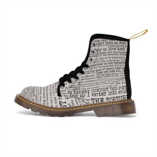 TTPD Men's Canvas Boots