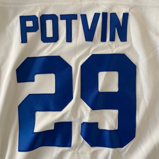 Vintage Authentic 90s Embroidered Felix Potvin Toronto Maple Leafs
