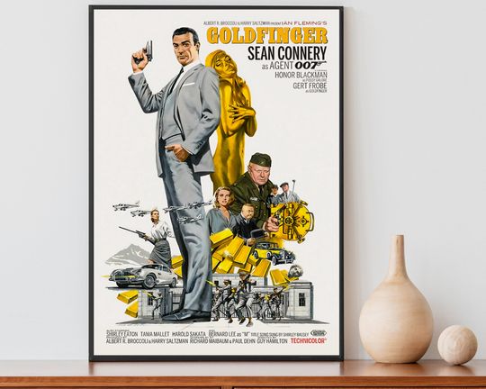 James Bond Goldfinger Poster