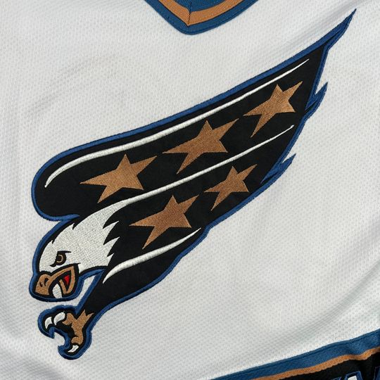 90s Joe Juneau Washington Capitals Screaming Eagle Starter Jersey Mens XL