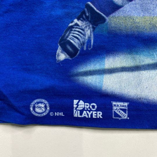 90s Mark Messier Rangers T-shirt Mens Large