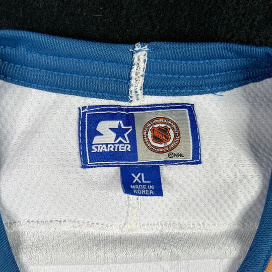 90s Joe Juneau Washington Capitals Screaming Eagle Starter Jersey Mens XL