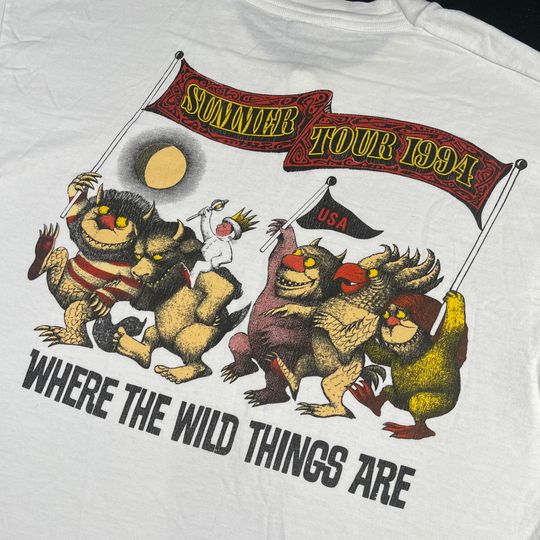 1994 Grateful Dead Where The Wild Things Are Summer Tour T-Shirt