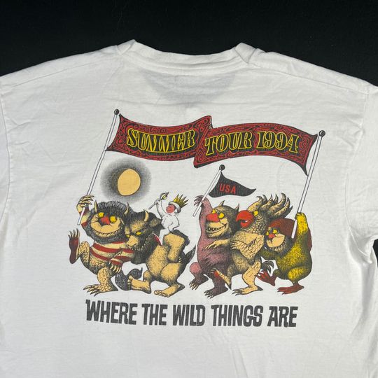 1994 Grateful Dead Where The Wild Things Are Summer Tour T-Shirt