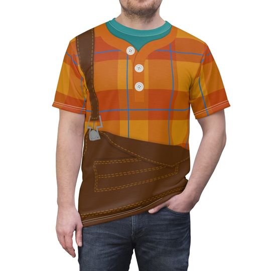 Wreck It Ralph Overalls Unisex All Over Print Running Costume 3D Shirt