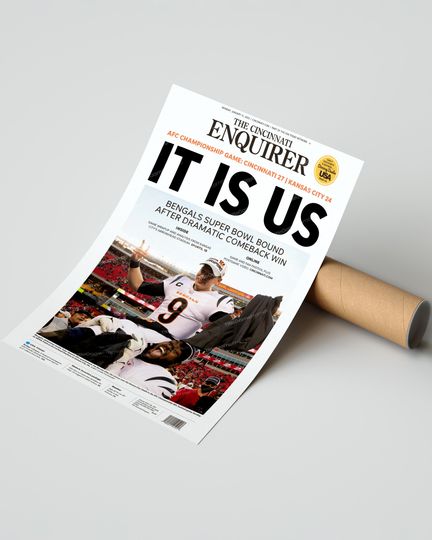 2022 Cincinnati Bengals It Is Us AFC Championship Game  (NO Framed) Poster