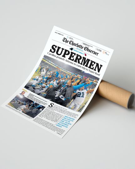 2016 Carolina Panthers 'SUPERMEN' NFC Championship - Super Bowl Journey