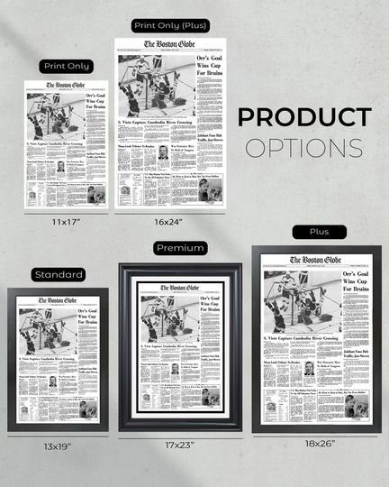 1970 Boston Bruins Stanley Cup Champion  (NO Framed) Poster