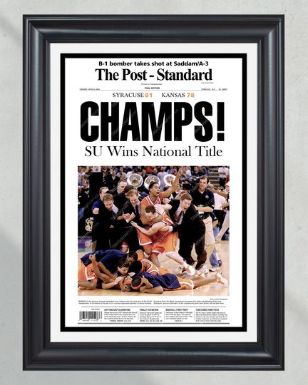 2003 Syracuse Orangemen NCAA College Basketball Champions