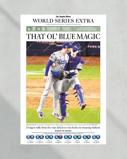 2024 LA Dodgers World Series Champions