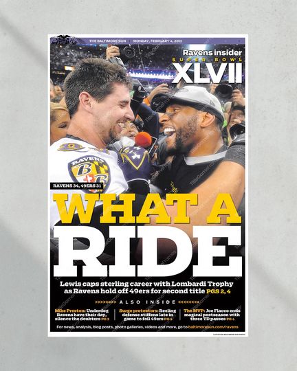 2013 Baltimore Ravens 'What a Ride' Super Bowl Celebration - Ray Lewis & Dennis Pitta