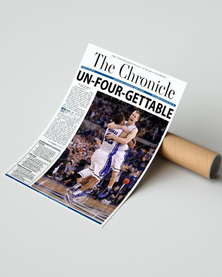 2010 Duke Blue Devils Unfourgettable NCAA College Basketball National Champions