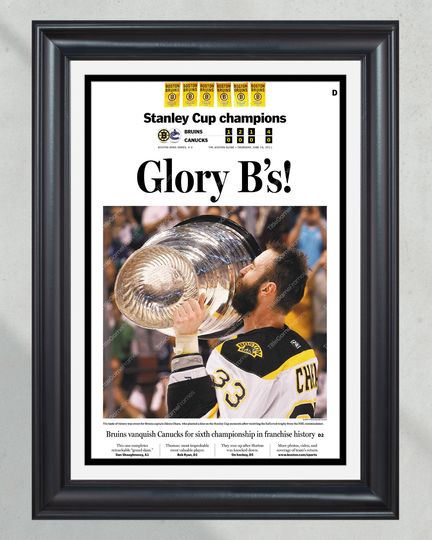 2011 Boston Bruins Stanley Cup Champions "Glory B's!"