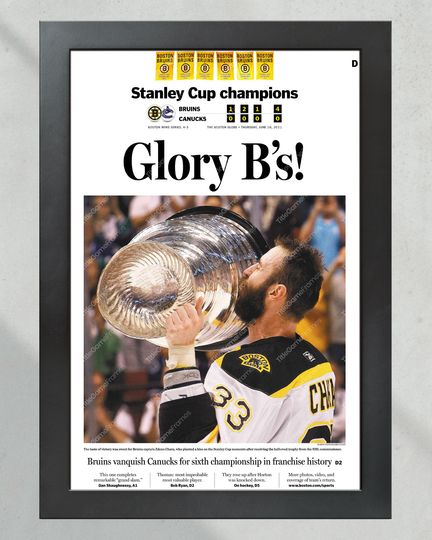 2011 Boston Bruins Stanley Cup Champions "Glory B's!"