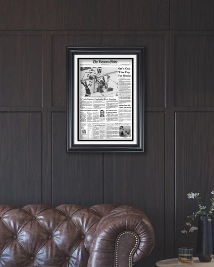 1970 Boston Bruins Stanley Cup Champion  (NO Framed) Poster