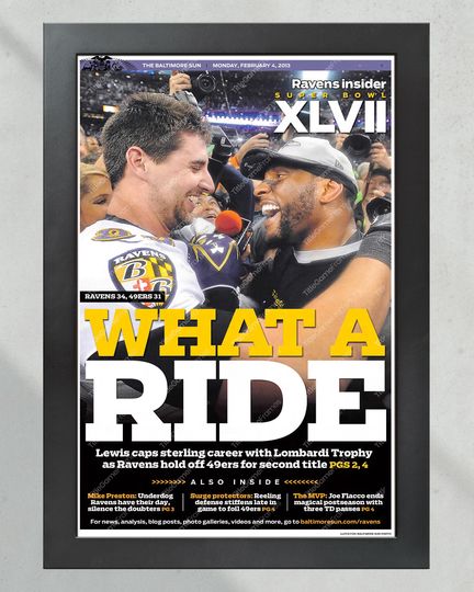 2013 Baltimore Ravens 'What a Ride' Super Bowl Celebration - Ray Lewis & Dennis Pitta
