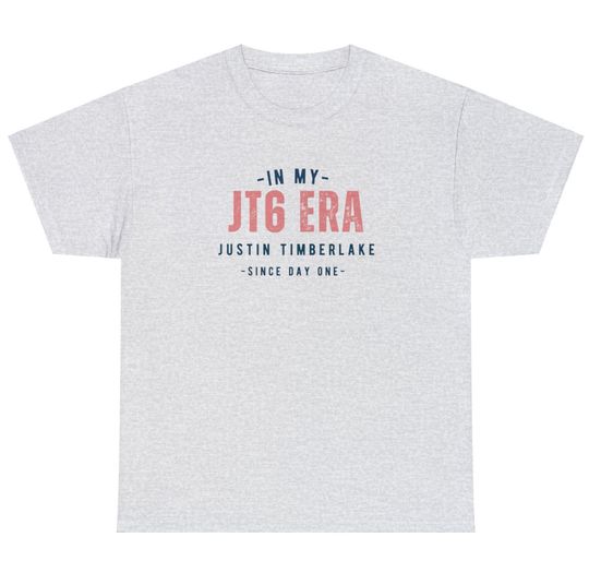 In My JT6 ERA Tee | Justin Timberlake | JT tshirts | Justin Timberlake Shirt
