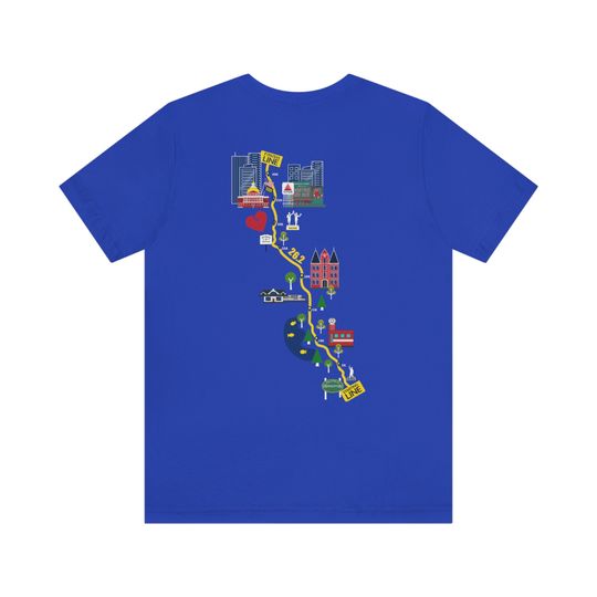 Boston Marathon 2023 Map Shirt