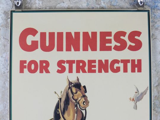 1990s Guinness for Strength Poster