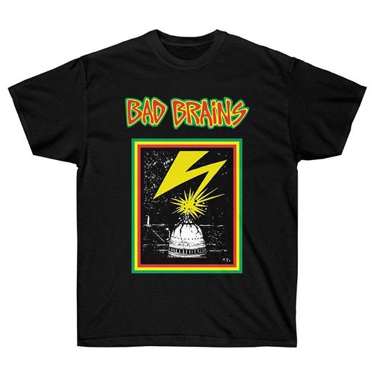 Bad Brains Capitol Logo BLACK T-Shirt