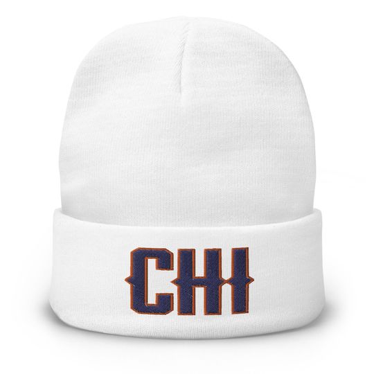 Chicago Football Retro CHI Winter Beanie Cap Hat