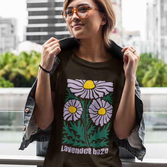 Lavender Haze Shirt - Floral Lavender Haze