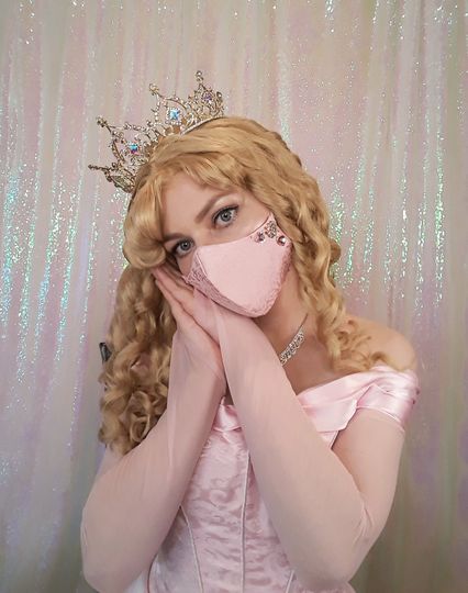 Sleeping Beauty Aurora Park Inspired Face Mask