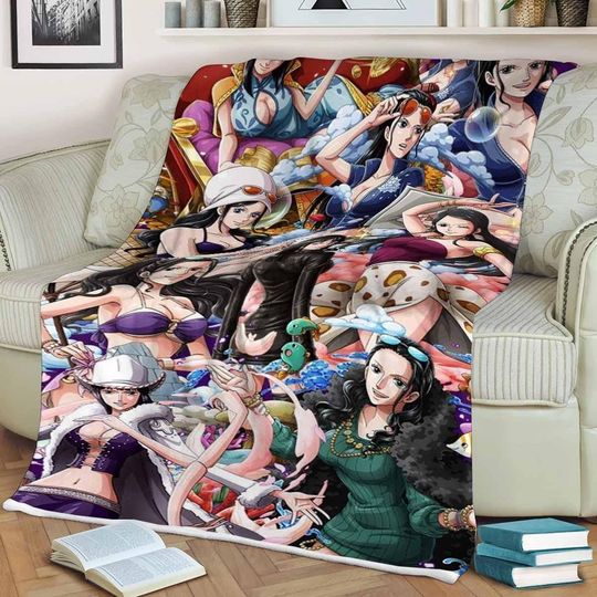 Nico Robin ONE PlECE Anime Sherpa Fleece Blanket
