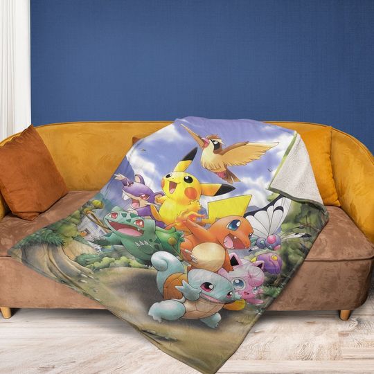 Pika PKM Sherpa Fleece Blanket