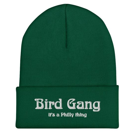bird gang Philadelphia eaglesCuffed Beanie