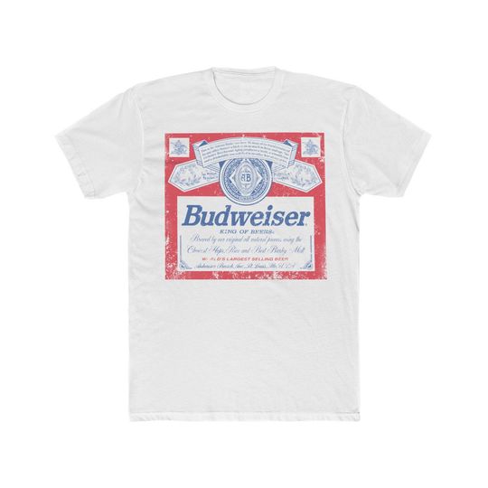 Budweiser beers classic vintage style beer T-shirt