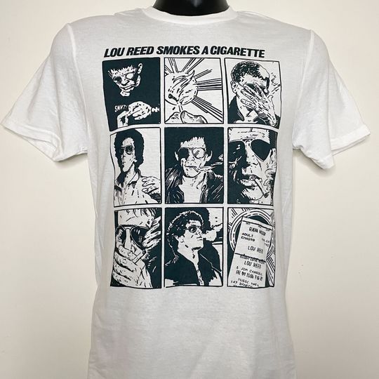 LOU REED - Retro vintage 60s T-shirt - Velvet Underground - Lou Reed shirt