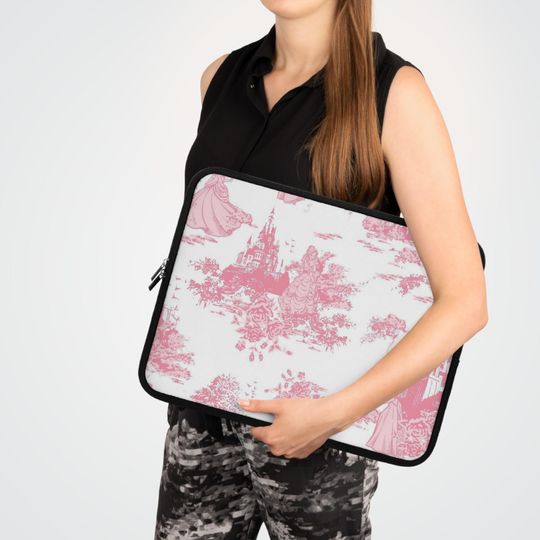 Beauty and the Beast Laptop Sleeve, Belle Laptop cover, Laptop carrier, computer cover