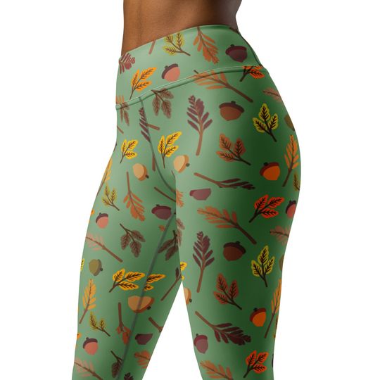 Autumn Holiday Fall Halloween Yoga Leggings