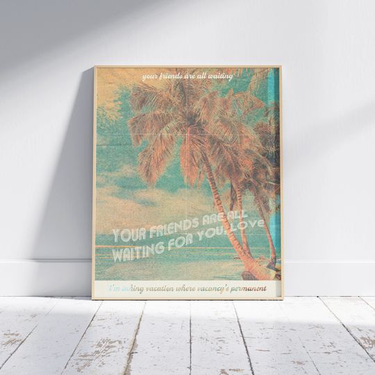 Hippo Campus Poster | Landmark Poster | Vintage Travel Poster