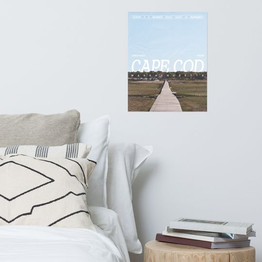Cape Cod Poster | Massachusetts Photo Print | Beach Vacation Wall Decor