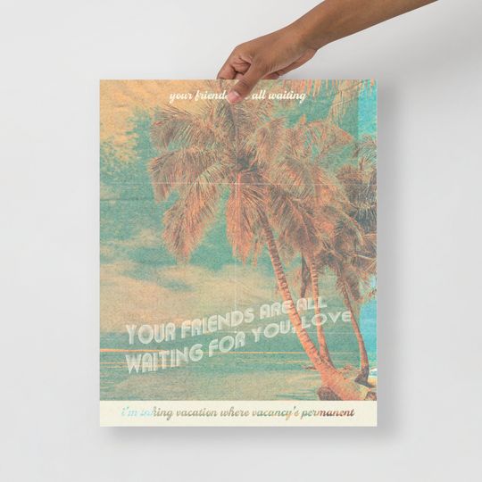 Hippo Campus Poster | Landmark Poster | Vintage Travel Poster
