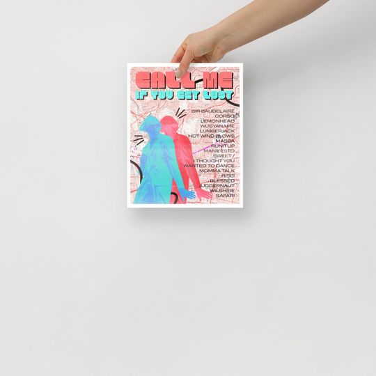 Call Me If You Get Lost Poster | Retro Tyler The Creator Poster
