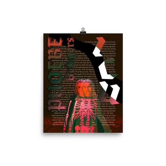 Phoebe Bridgers Poster | Punisher Album Print | Lyric Poster