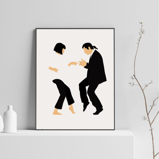 Pulp Fiction Mia and Vince dance, Uma Thurman Poster