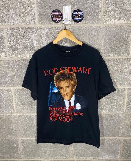 Vintage Y2K 2000s Rod Stewart Tour T-Shirt