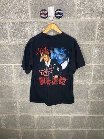 Vintage Y2K 2000s Rod Stewart Tour T-Shirt