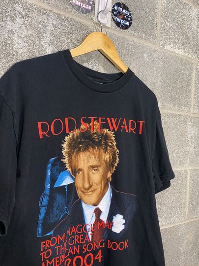 Vintage Y2K 2000s Rod Stewart Tour T-Shirt