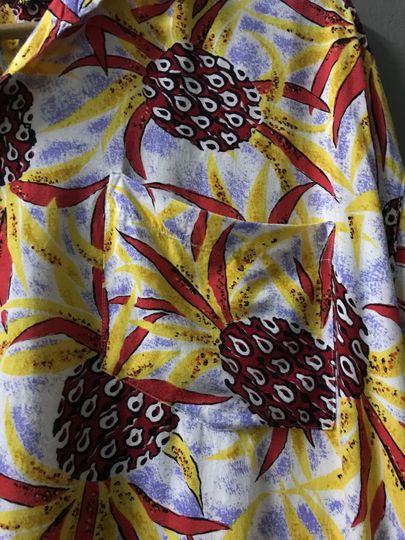 cc master by l pherrow hawaiian rayon shirt japanese brand medium sun surf