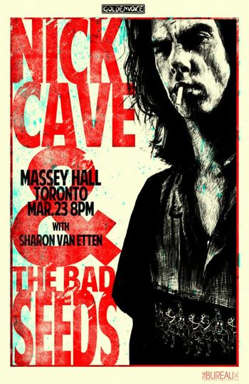 Nick Cave and the Bad Seeds Concert Poster