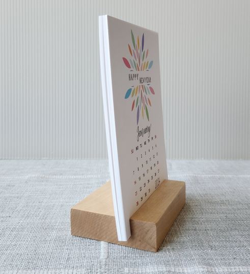 2024 Desk Calendar | Seasonal Academic Year Calendar | Gift for Dad