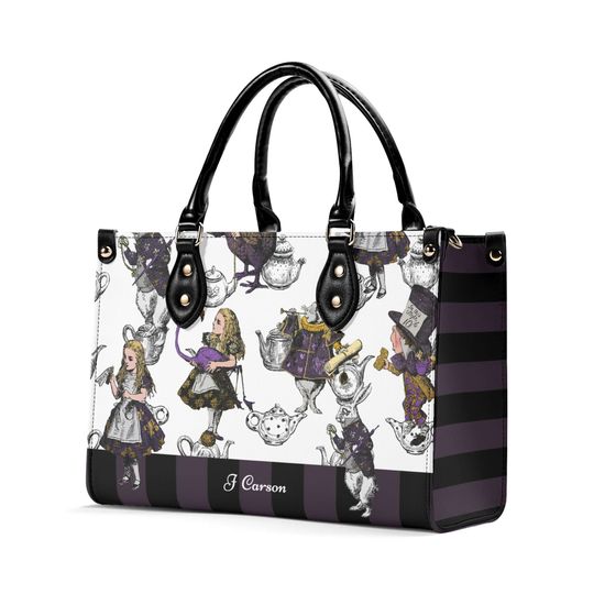 Personalised Alice in Wonderland Handbag / Shoulder Bag