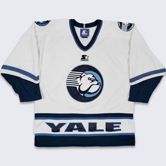 Yale Bulldogs Vintage 90s Starter Hockey Jersey