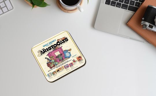 Disney Vintage The Aristocats Coasters