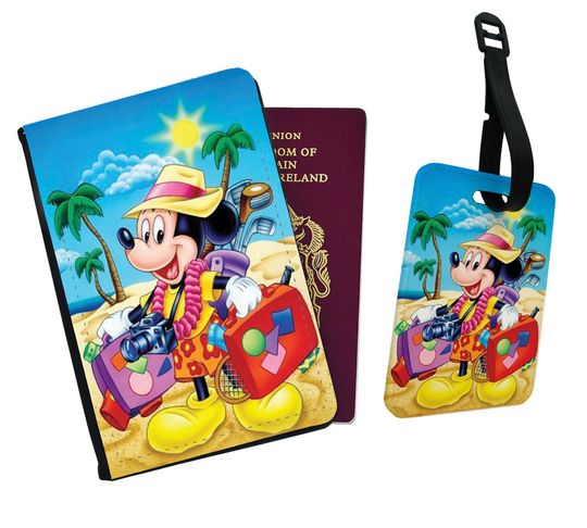 Disney Mickey Mouse on Holidays Passport Cover